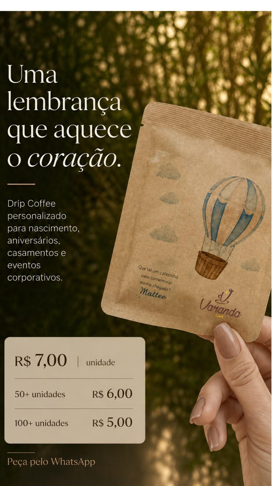 Dripp Coffee personalizado unidade